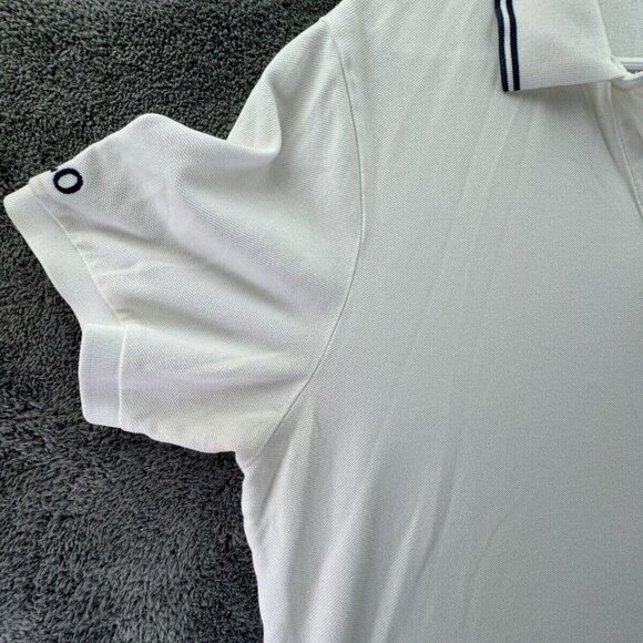 Polo Ralph Lauren Polo Shirt XL White Embroidered Short Sleeve Big Pony Pro Fit - Picture 11 of 15
